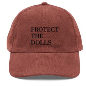 Protect the Dolls Corduroy Cap